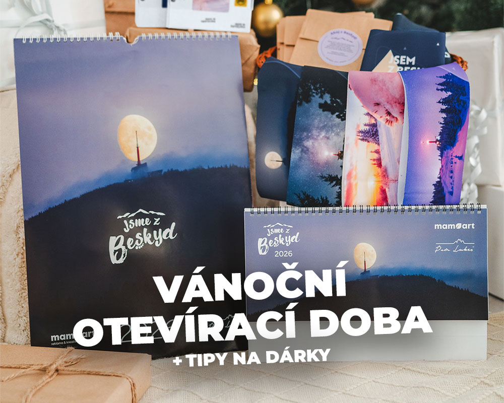 tipy na dárky a informace o otevírací době